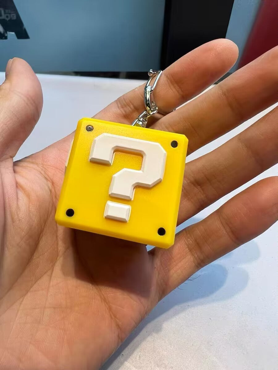 Symbol square charging night light question mark light sound effect pressing light animation decoration bluetooth light