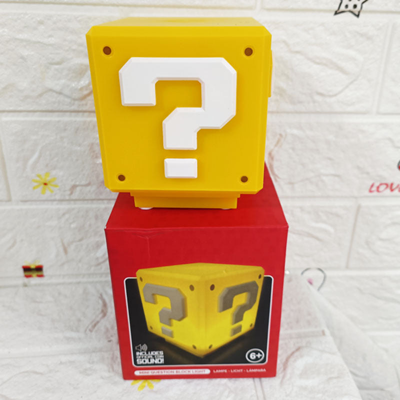 Symbol square charging night light question mark light sound effect pressing light animation decoration bluetooth light