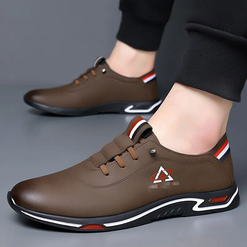 2025 spring new men's business casual shoes cross-border foreign trade fashion soft bottom breathable comfortable men's leather shoes