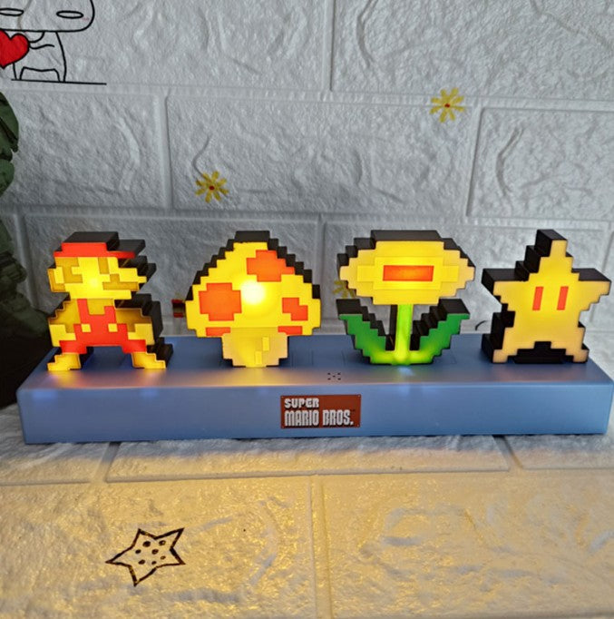 Symbol square charging night light question mark light sound effect pressing light animation decoration bluetooth light