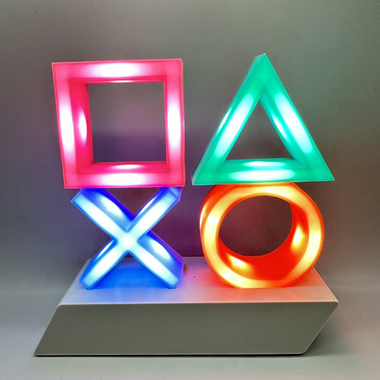 Symbol square charging night light question mark light sound effect pressing light animation decoration bluetooth light