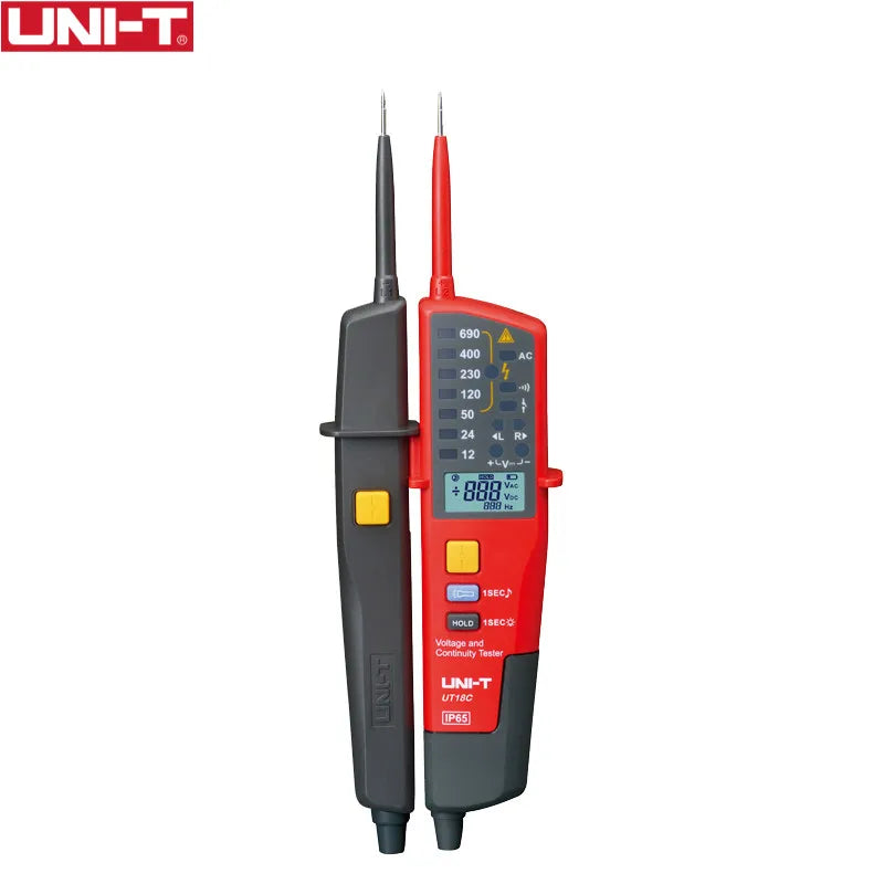 UNI-T UT15B UT15C AC/DC Voltage Tester UT18D UT18C RCD Handheld Digital Multimeter 690V Display Continunity Voltmeter