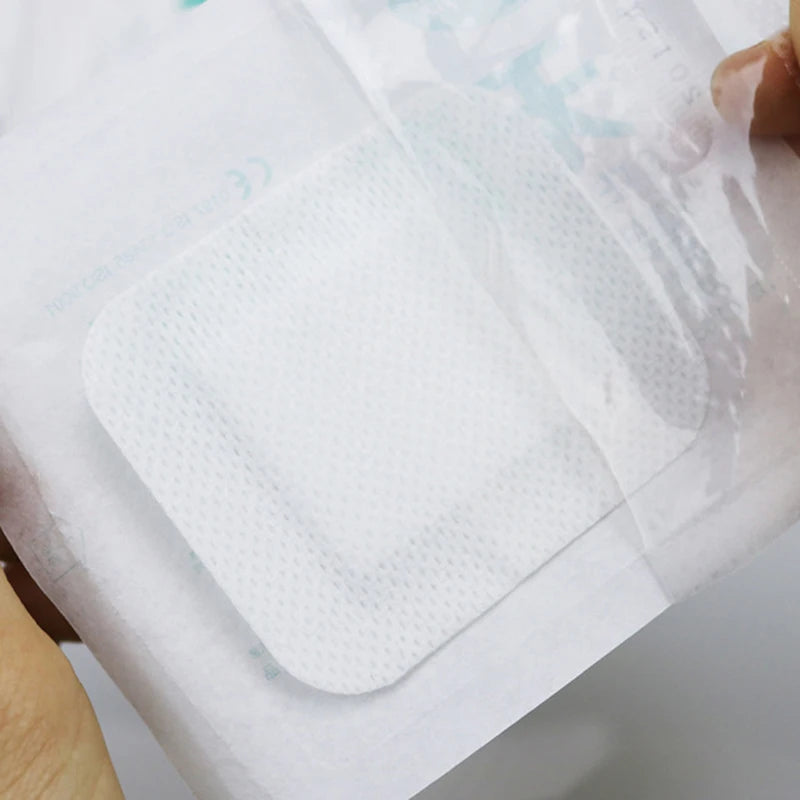 40Pcs Medical Wound Dressing Adhesive Trauma Postoperative Wound Hemostasis Patch Caesarean Section Large Size Band Aid Sticker