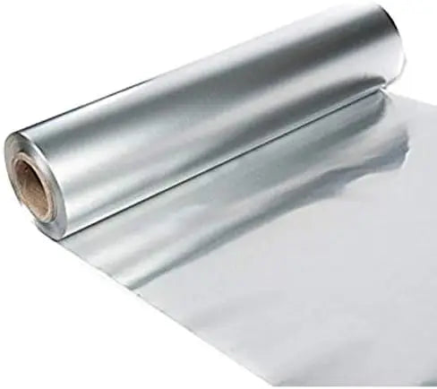 12" X 1000' Aluminum Foil Roll wtih Blue Nitirle Gloves Combo Pack (4 Rolls)