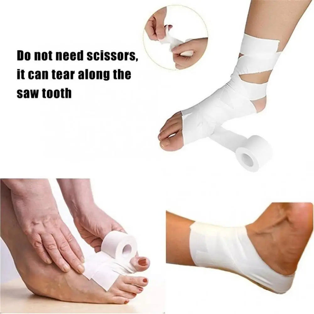 12.5/25/50mm Elastic Stretch Waterproof Self-Adhesive Cotton Gauze TapeElastic Bandage Medical Premium Tape Emergency Tool