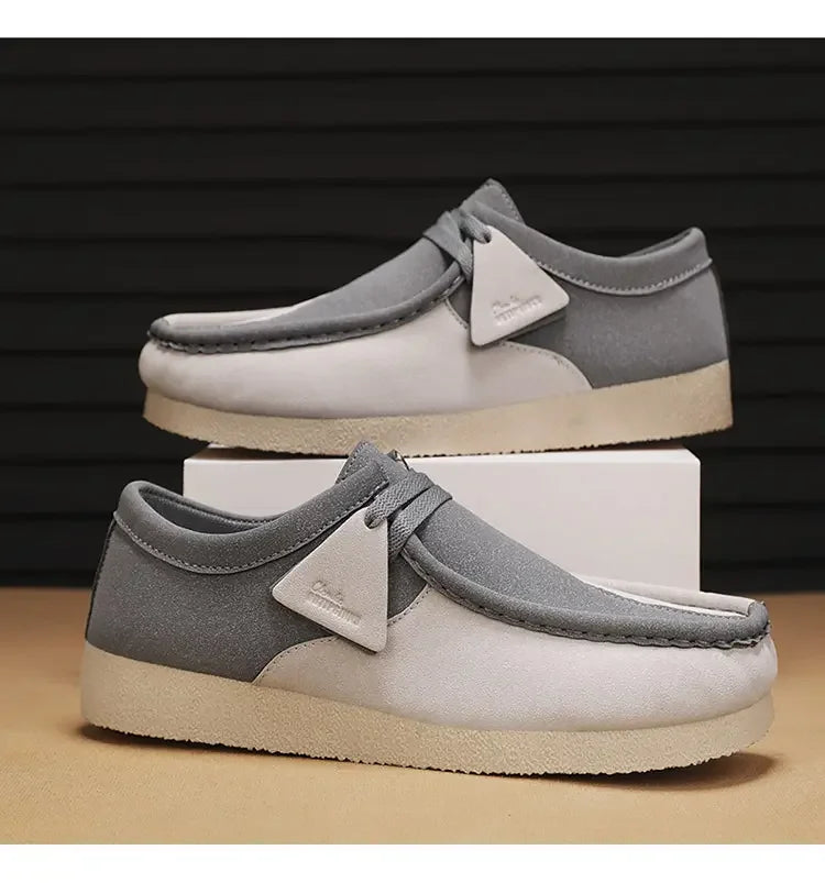 Spring New Retro Trendy One Step Fashion Men's Casual Shoes Outdoor Large Size Versatile Wear resistant Thick soled Men's Shoes