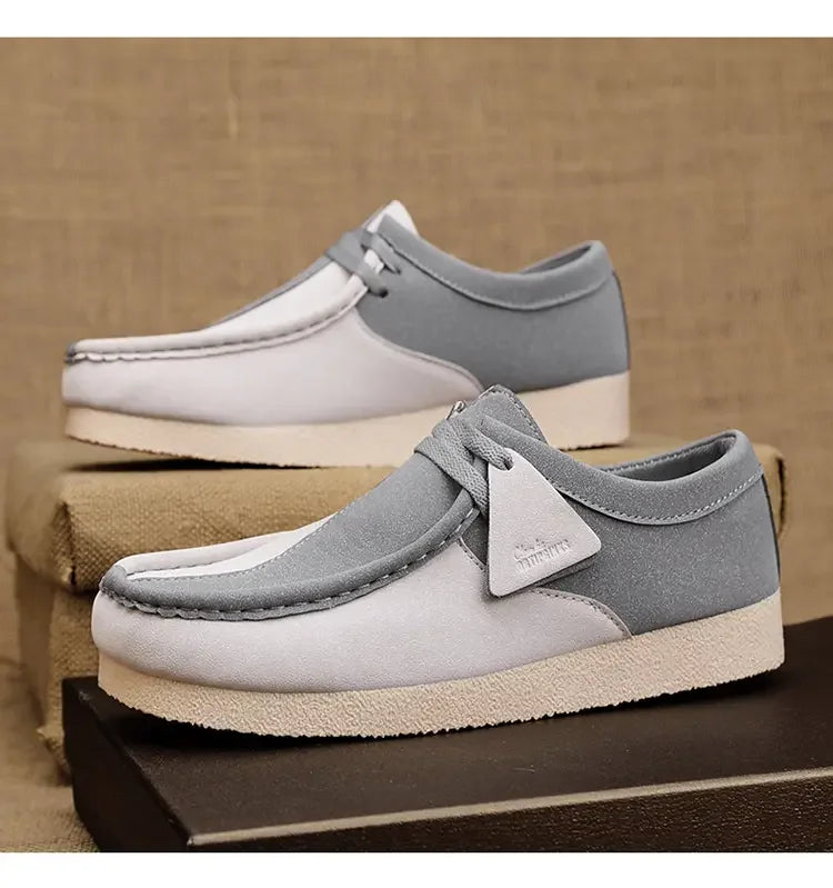 Spring New Retro Trendy One Step Fashion Men's Casual Shoes Outdoor Large Size Versatile Wear resistant Thick soled Men's Shoes