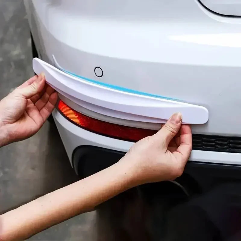 6/4 Piece Car Anti-collision Protection Strip Auto Front Rear Bumper Corner Protector Guard Decoration Strip for Car Accessories