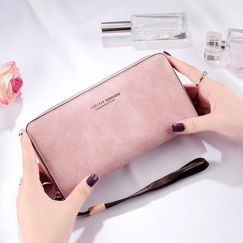 2024 Women Handheld Long Wallet Multifunctional Card Bag Mobile Bag Zero Wallet Female Wallet