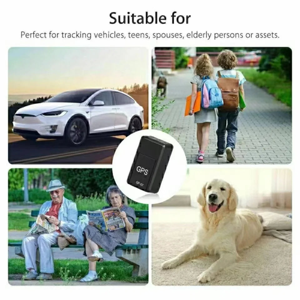 AMAZONY 2024 NEW TRACKER Car GPS Mini Tracker GF-07 Real Time Tracking Anti-Theft Anti-lost Locator Strong Magnetic Mount SIM Message Positioner