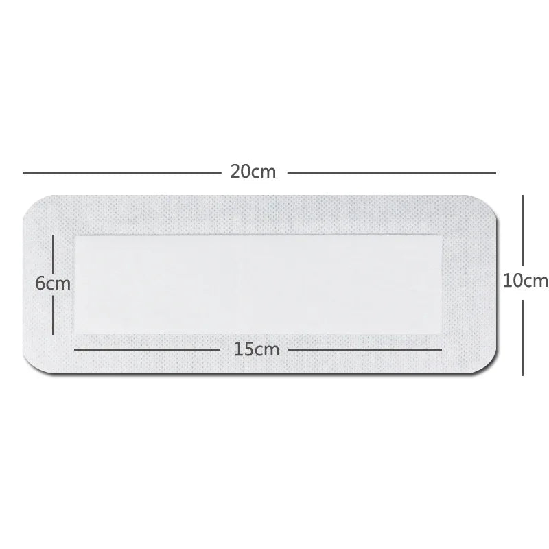 40Pcs Medical Wound Dressing Adhesive Trauma Postoperative Wound Hemostasis Patch Caesarean Section Large Size Band Aid Sticker