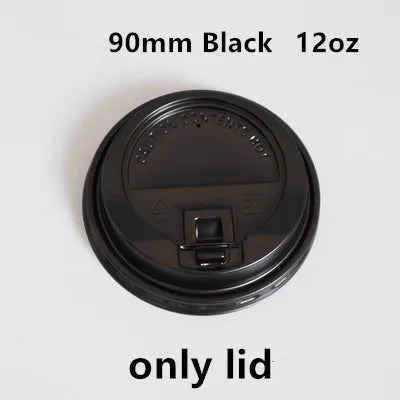100pcs/pack 4/8/12oz Disposable Coffee Cup Kraft Paper Cup Double Layer Paper Cup Hot Drink Cup Accept customization