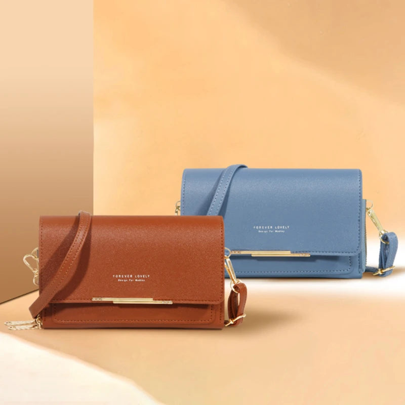 2024 Women's Wallet Korean Handbag Multi Card Large Capacity Casual Shoulder Bag Mobile Phone Packet Fashion New Style