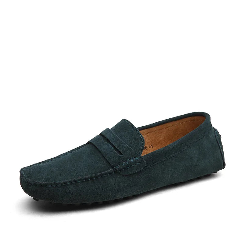 2025 New Fashion Men Casual Shoes Brand Leather Men Loafers Moccasins Slip on Men's Flats Male Driving Shoes Sneakers Sneaker