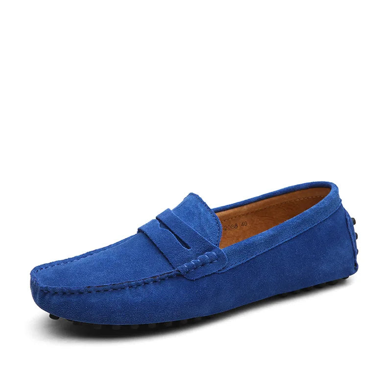 2025 New Fashion Men Casual Shoes Brand Leather Men Loafers Moccasins Slip on Men's Flats Male Driving Shoes Sneakers Sneaker