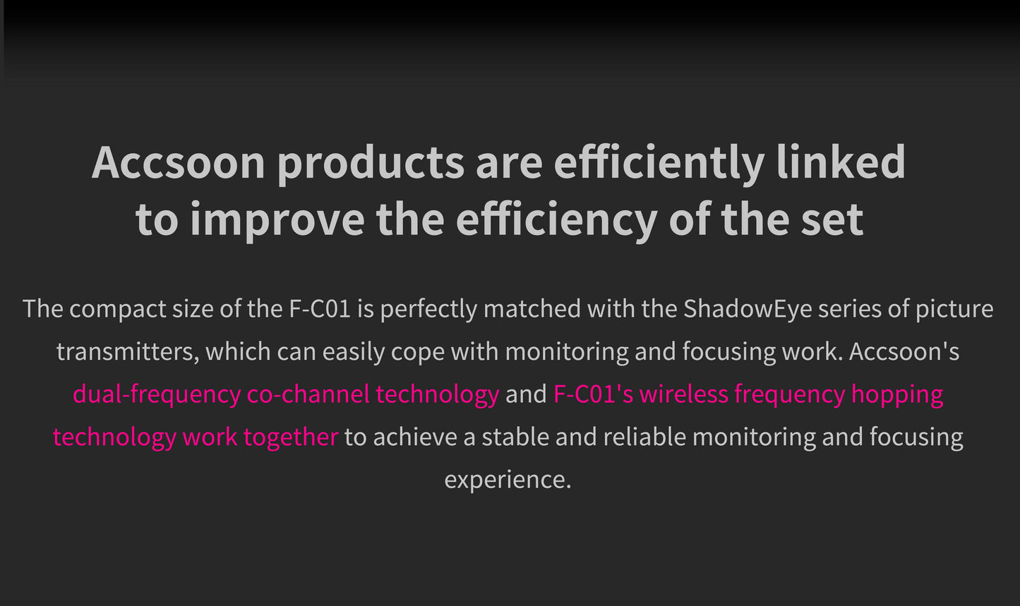 ACCSOON SeeMo M1 F-C01 CineView SE CineView HE HD 1080P 60FPS Wireless Video Transmission Android Monitor Converter