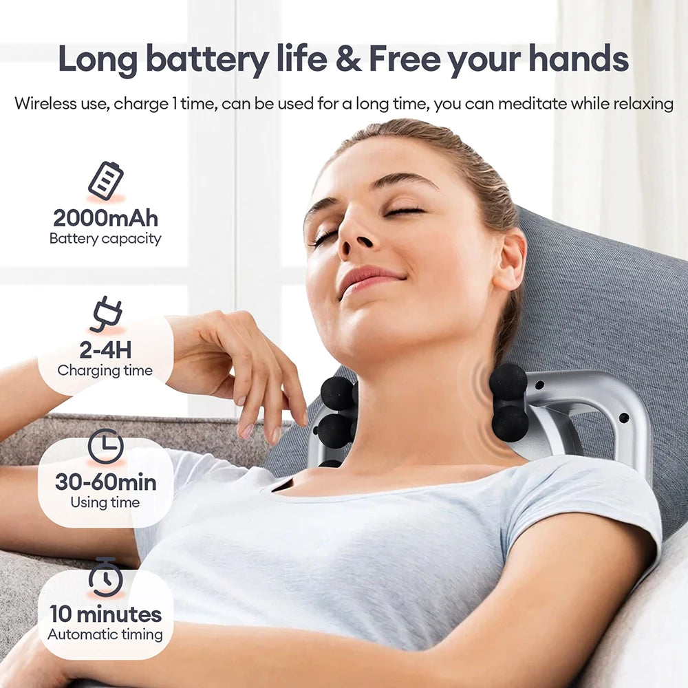 30-Head Fascia Gun High-Frequency Vibration Body Massage Gun Back and Waist Massager Neck Shoulder Massager Muscle masajeador