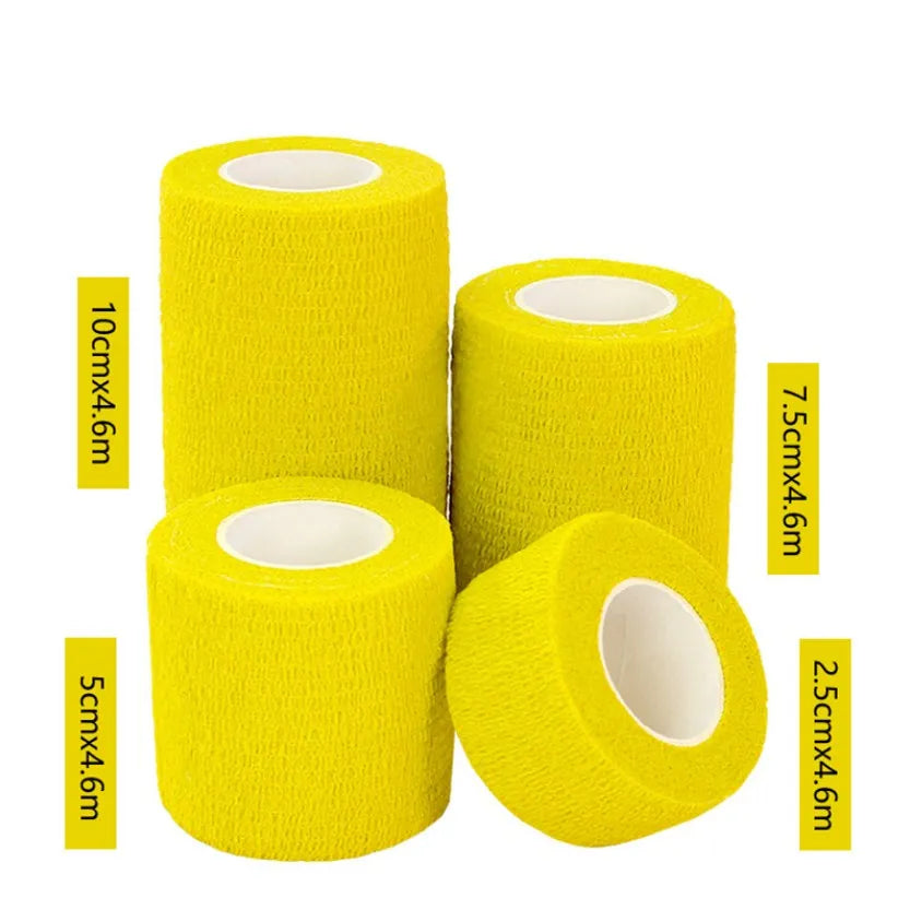 4.6M Sport Tape Waterproof Self Adhesive Elastic Bandage Muscle Tape Finger Joints Wrap Bandage Nonwoven Cohesive Bandage