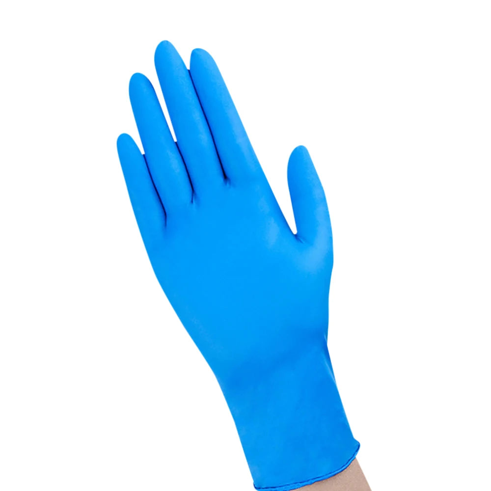 100Pcs Disposable Nitrile Latex Gloves Food Contact Rubber Gloves Household Cleaning Glove Waterproof Dishwashing Kitchen Supply