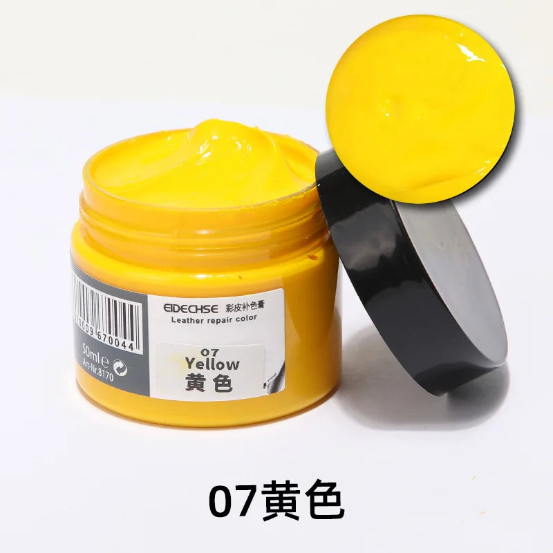 50ml Car Care Leather Skin Refurbish Repair Tool Auto Seat Sofa Coats Holes Scratch Cracks Restoration Cream Repair Paste