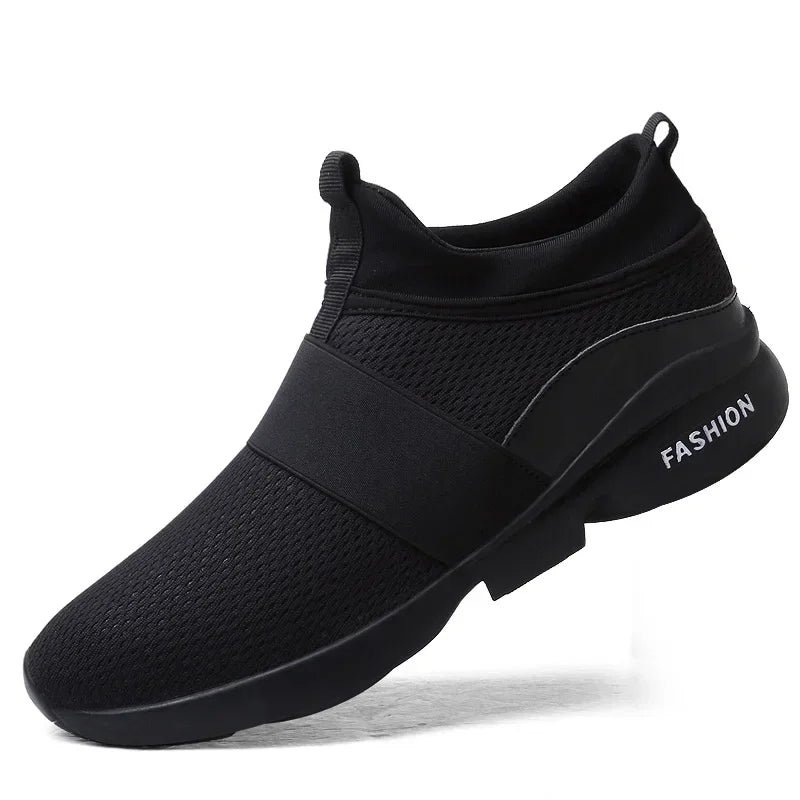 2025 Men Casual Shoes Sneakers Fashion Loafers Comfortable Mesh Mens Shoes Footwear Lightweight Walking Shoes White Size 46 Big Big SALES Now