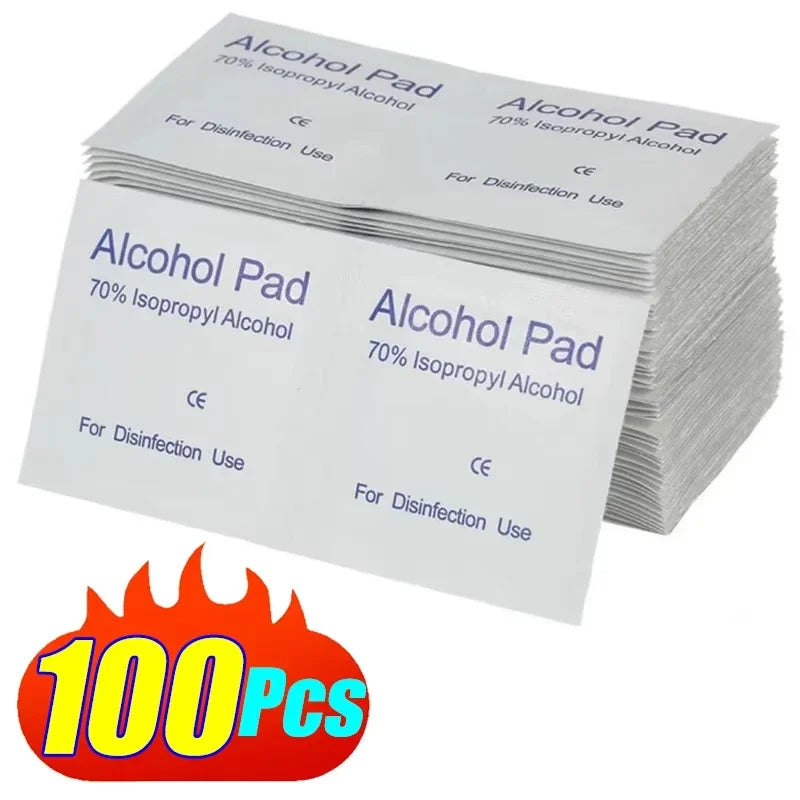 Disposable Convenient Alcohol Cotton Pads For Cleaning Mobile Phone Screens, Camera Screens Digital Device Screens Alcohol Wipe