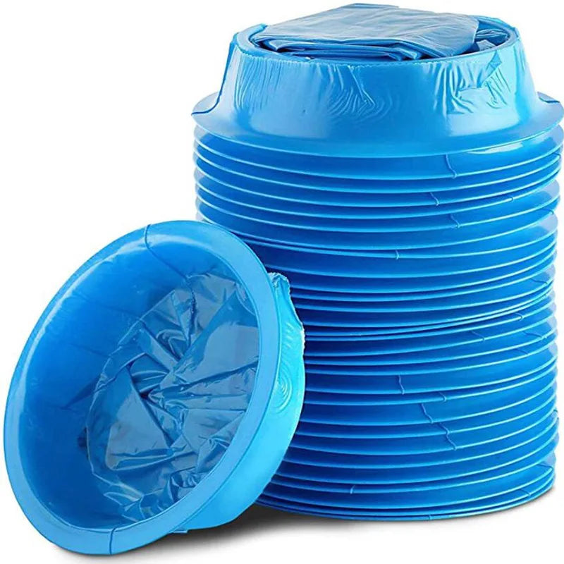 1/50pcs Disposable Sick Bags Travel Car Airplane Motion Sickness Nausea Vomit Cleaning Bag Blue Portable Sick Nets for Hospital