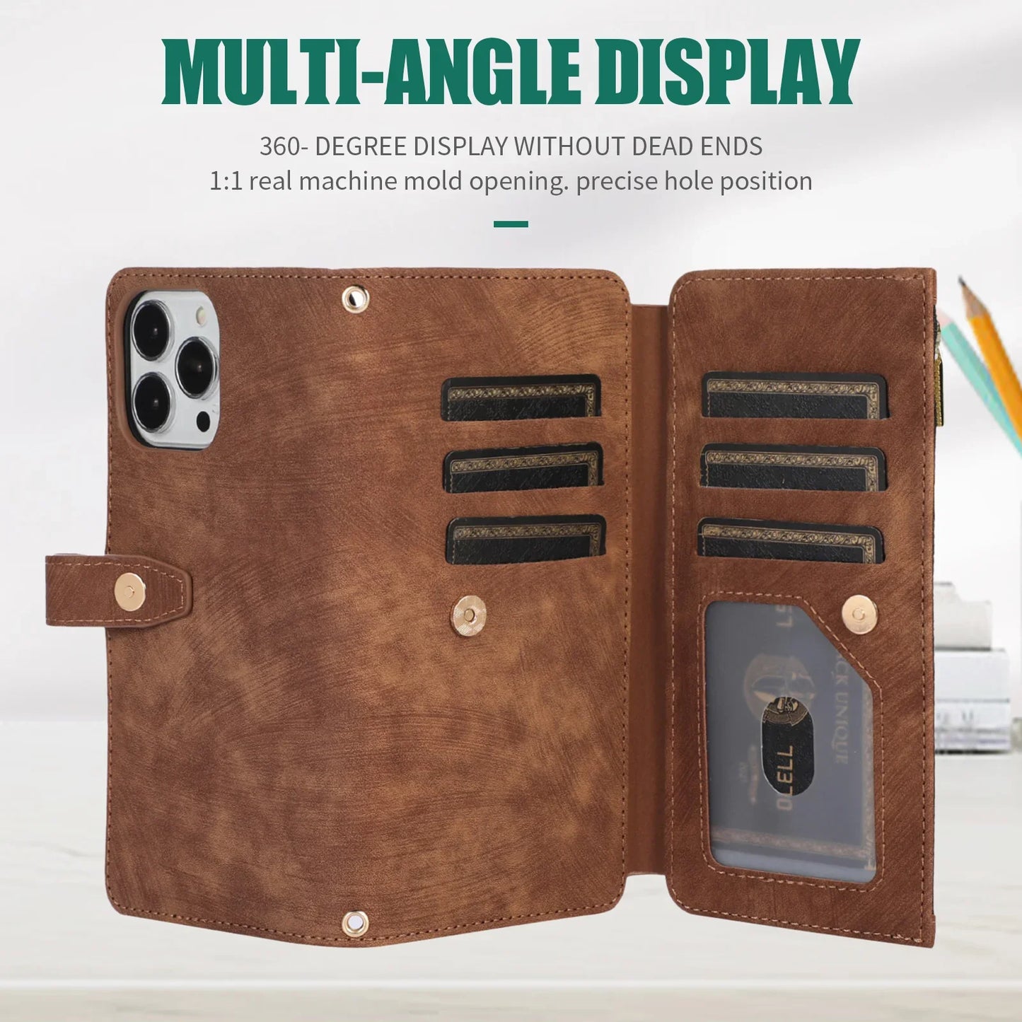 Crossbody Lanyard Card Slot Wallet Flip Case for iPhone 15 14 13 12 11 Pro Max Mini X XS 8 7 Plus SE 2020 2022 PU Leather Cover