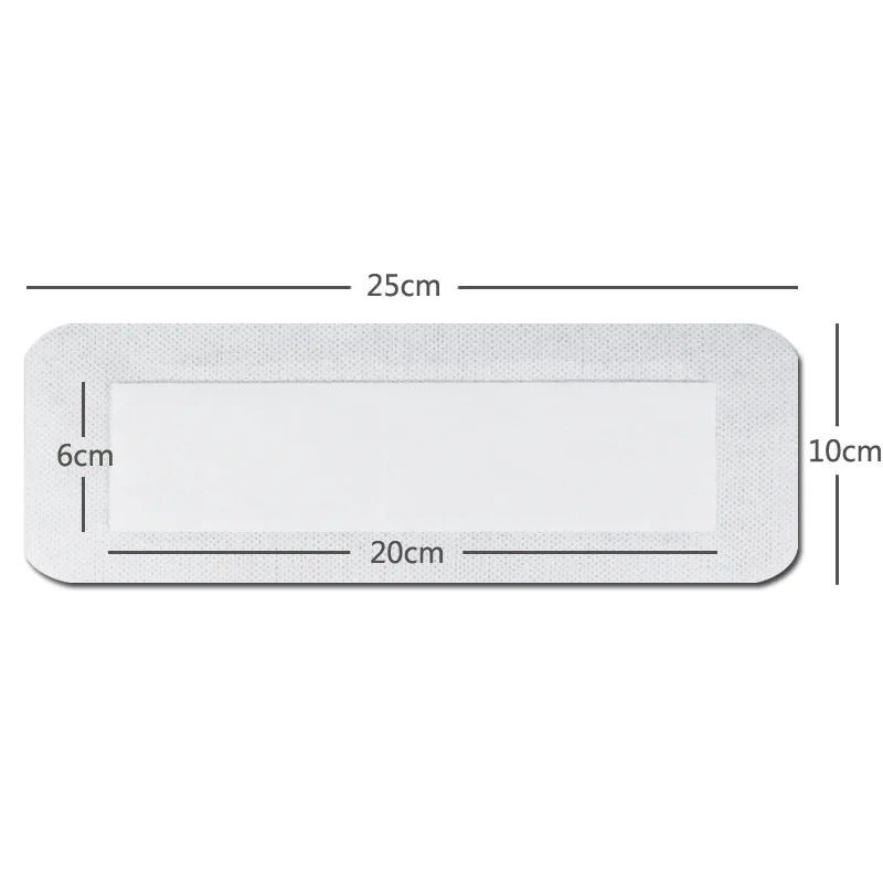40Pcs Medical Wound Dressing Adhesive Trauma Postoperative Wound Hemostasis Patch Caesarean Section Large Size Band Aid Sticker