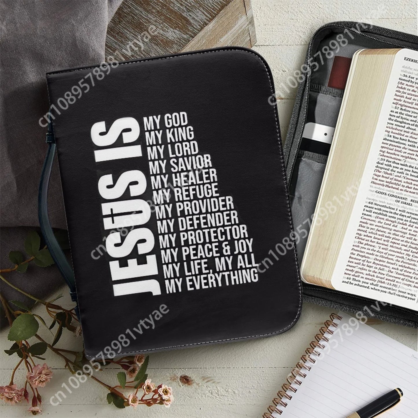 Brand New Scriptures Covers 2024-2025 Custom Your Image Print Leather Scriptures Bag for Women Men Handle Handbags Scriptures Hymns Scriptures Cover Case Carrying Storage Bags