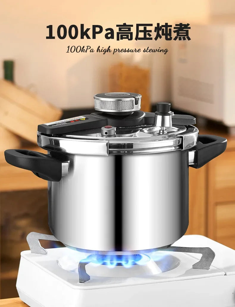 100Kpa Pressure cooker Stainless steel non stick pan 360 degrees Open close pressure cookers kitchen Non coating Pressure canner