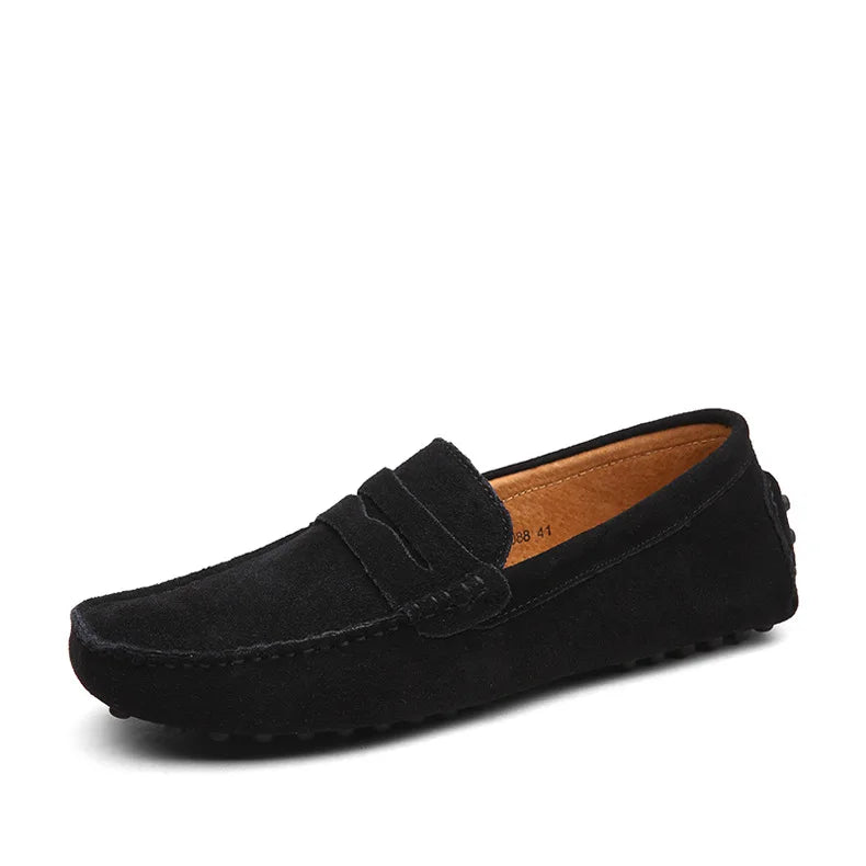 2025 New Fashion Men Casual Shoes Brand Leather Men Loafers Moccasins Slip on Men's Flats Male Driving Shoes Sneakers Sneaker