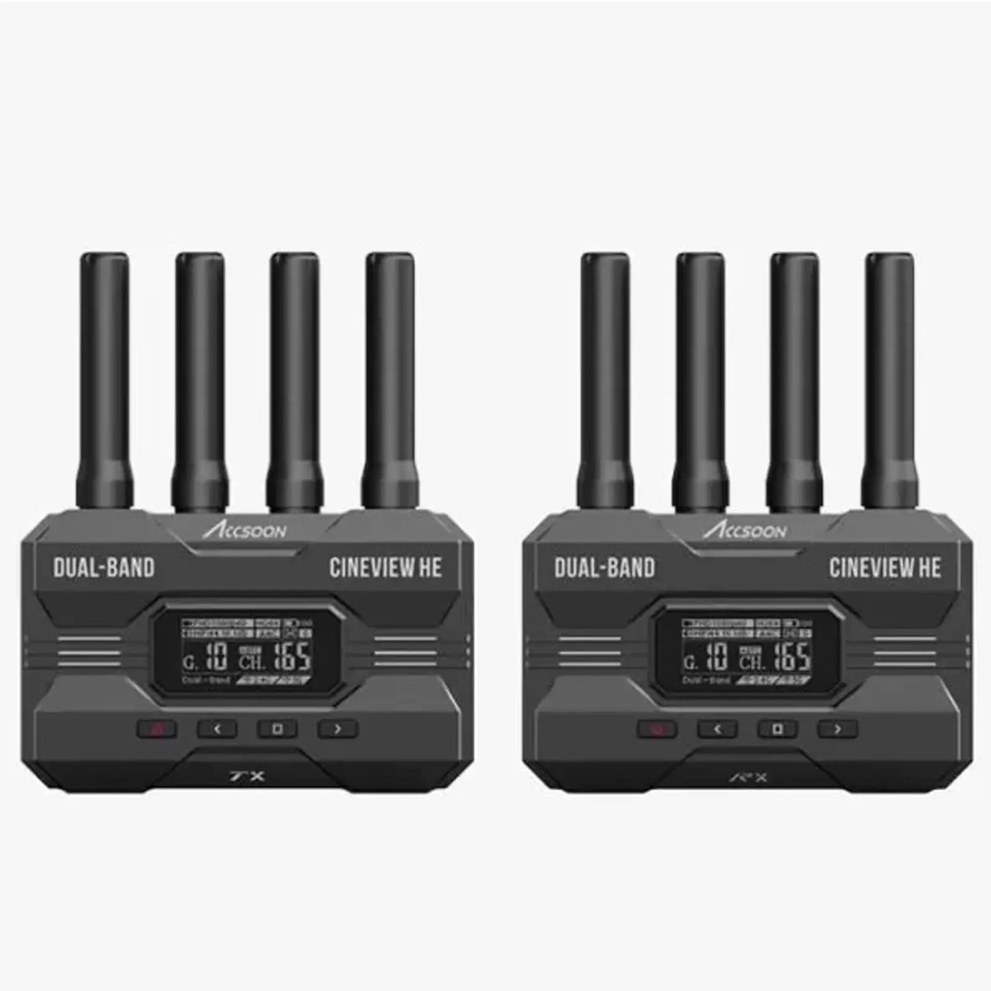 ACCSOON CineView HE Wireless Video Transmission System Transmitter Receiver HDMI 1080p 1200ft to 4 Devices for Live Streaming