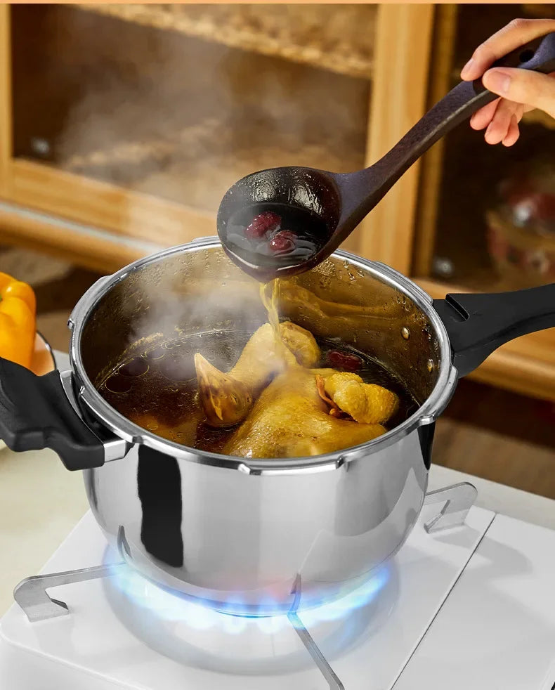 100Kpa Pressure cooker Stainless steel non stick pan 360 degrees Open close pressure cookers kitchen Non coating Pressure canner