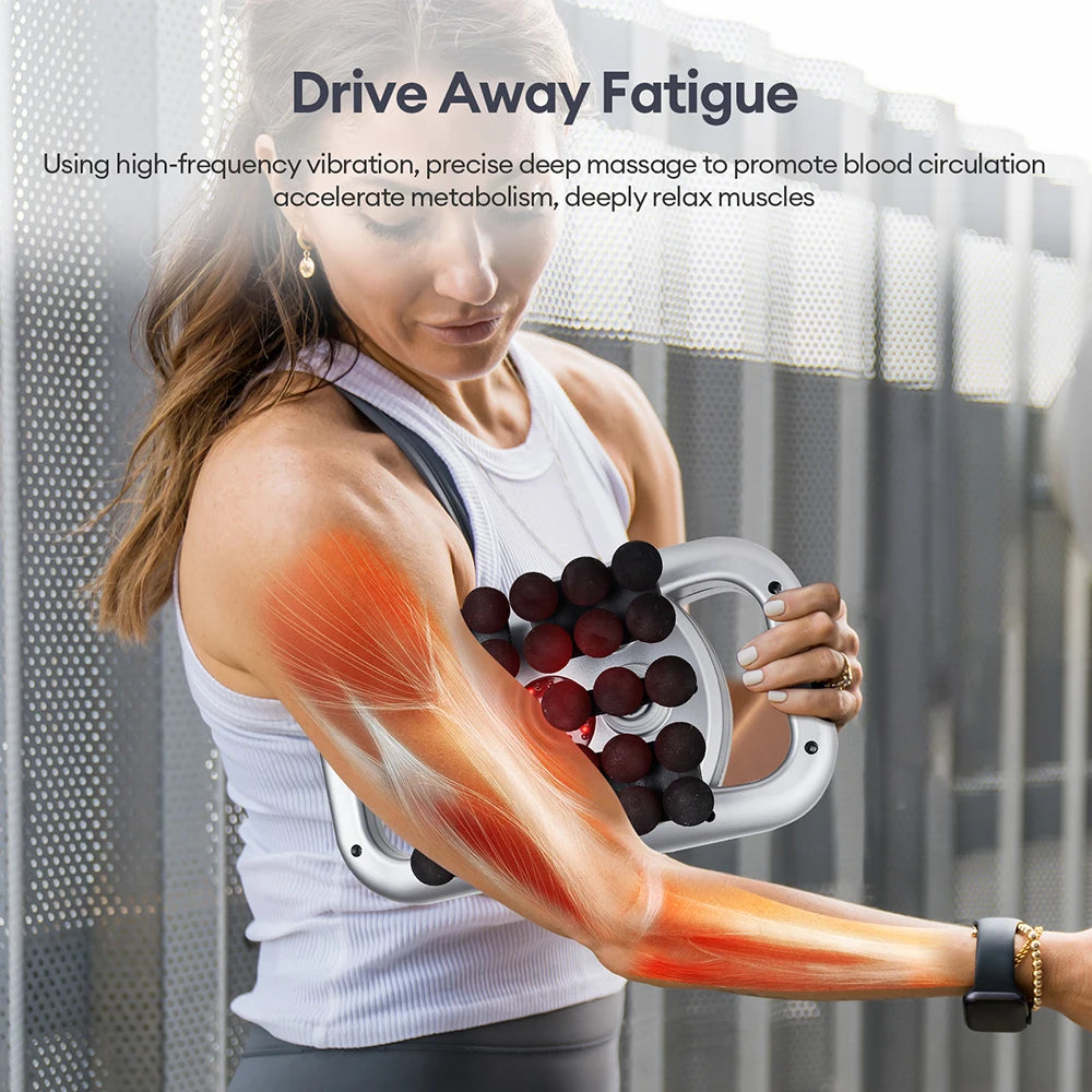 30-Head Fascia Gun High-Frequency Vibration Body Massage Gun Back and Waist Massager Neck Shoulder Massager Muscle masajeador