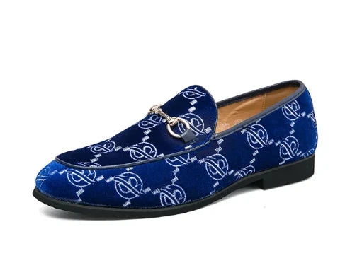 Brand Design Men Suede Leather Shoes Moccasins Purple Tassel Pointed Men's Loafers Vintage Slip-on Casual Men Social Dress Shoe