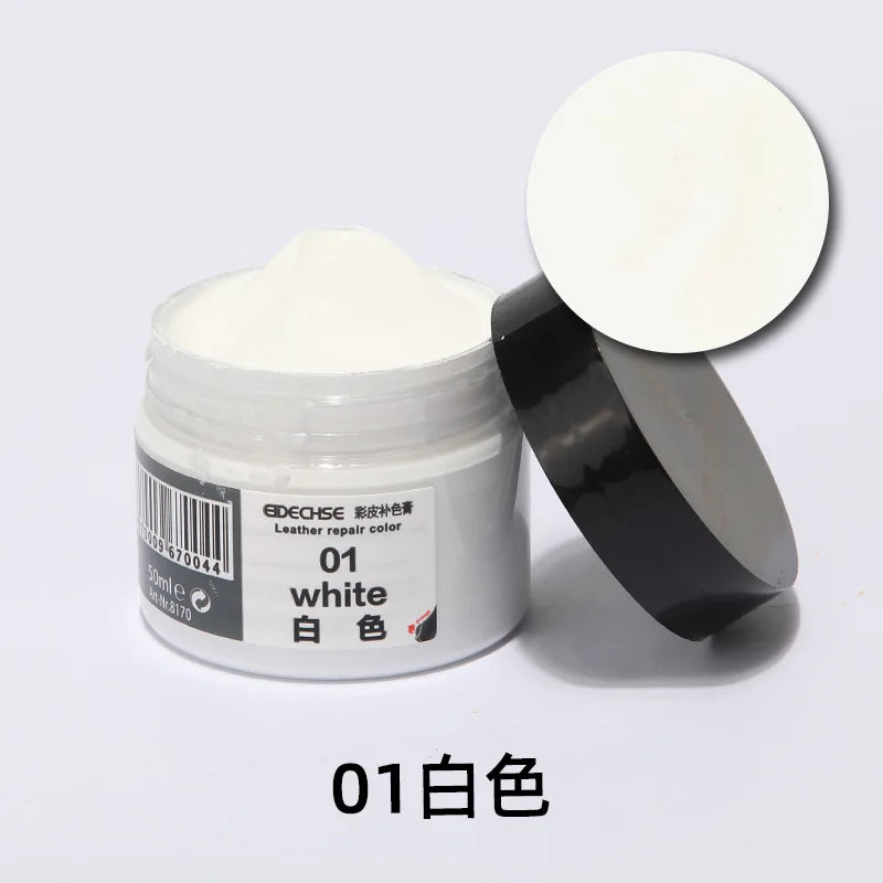 50ml Car Care Leather Skin Refurbish Repair Tool Auto Seat Sofa Coats Holes Scratch Cracks Restoration Cream Repair Paste