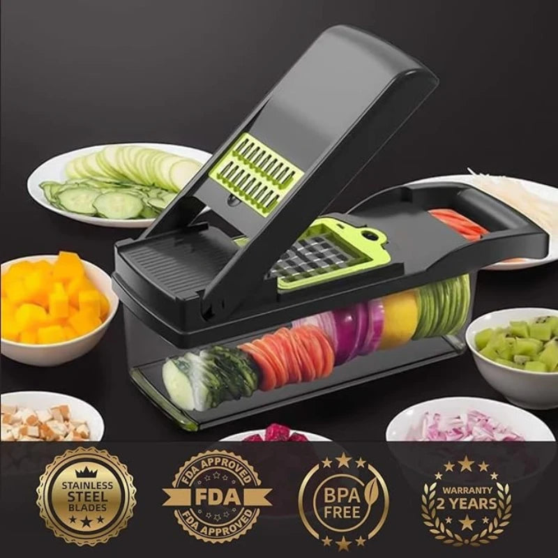 15/17 in 1 Multifunctional Vegetable Slicer,Onion Chopping Machine,Food Chopper,Kitchen Vegetable Chopper Tools.Kitchen Gadget
