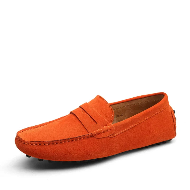 2025 New Fashion Men Casual Shoes Brand Leather Men Loafers Moccasins Slip on Men's Flats Male Driving Shoes Sneakers Sneaker