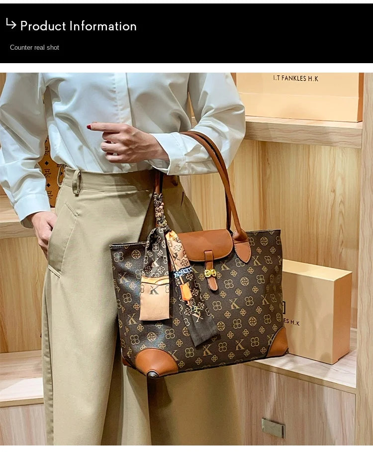 Brand Women's Handbag 2024-2025 New Autumn/Winter Fashion Designer Shoulder Bag Retro Luxury Handheld Crossbody Bag Large Capacity FREE SHIPPING