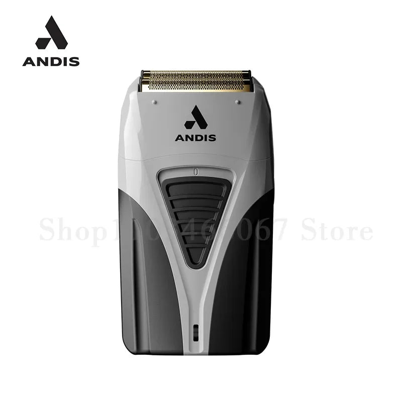 Original Andis Profoil Lithium Plus 17255 Barber Hair Cleaning Electric Shaver For Men Beard Stubble Razor Titanium Foil Shaver