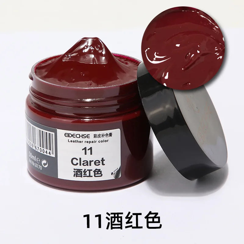 50ml Car Care Leather Skin Refurbish Repair Tool Auto Seat Sofa Coats Holes Scratch Cracks Restoration Cream Repair Paste