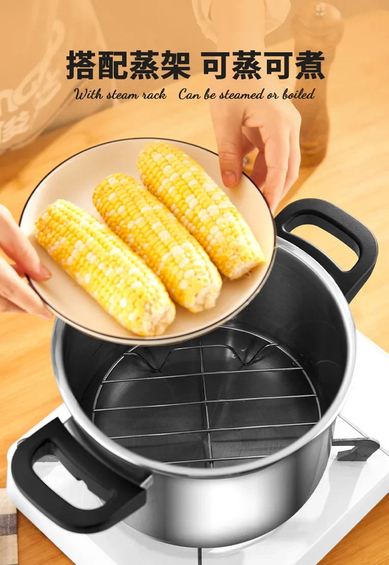 100Kpa Pressure cooker Stainless steel non stick pan 360 degrees Open close pressure cookers kitchen Non coating Pressure canner
