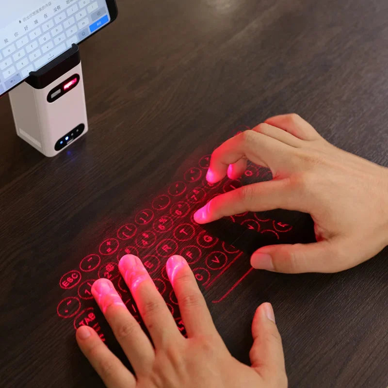 Our New collection 2025 Virtual Laser Keyboard Bluetooth Wireless Touch Projector Phone Keyboards For Computer Iphone Pad Laptop With Mouse Function