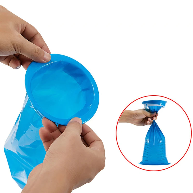 1/50pcs Disposable Sick Bags Travel Car Airplane Motion Sickness Nausea Vomit Cleaning Bag Blue Portable Sick Nets for Hospital