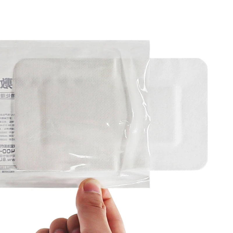 40Pcs Medical Wound Dressing Adhesive Trauma Postoperative Wound Hemostasis Patch Caesarean Section Large Size Band Aid Sticker