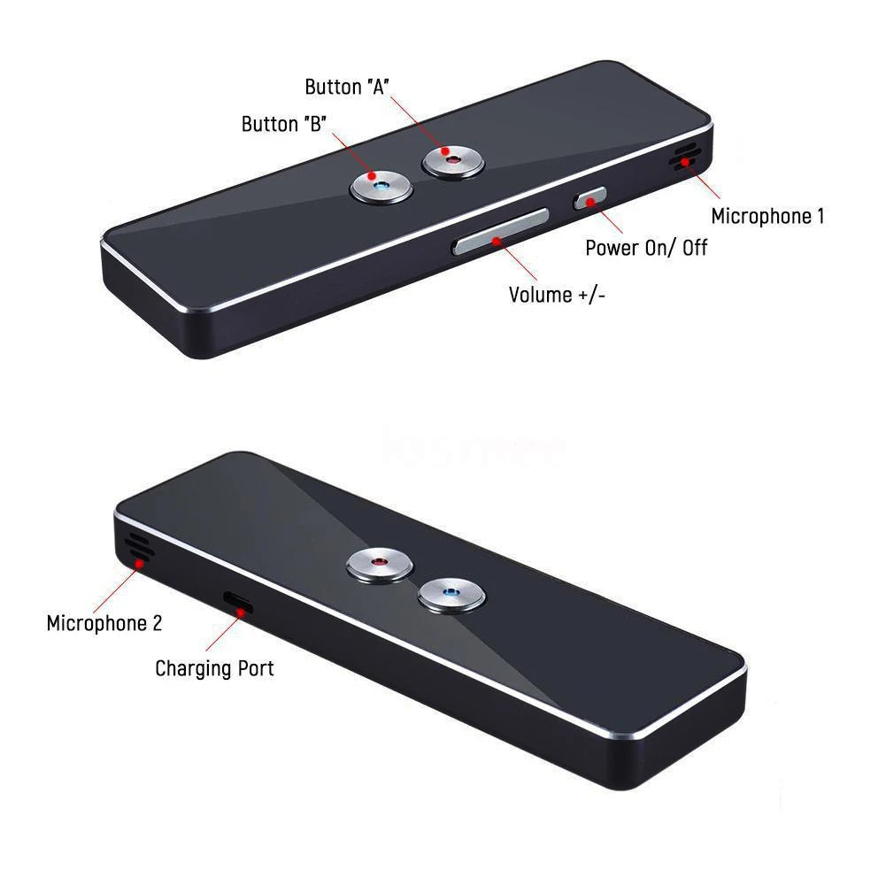 Terraspeak T8 New 2024 Language Translator Device Portable Two Way Voice Translators Devices 40 Languages Learning Translation Machine