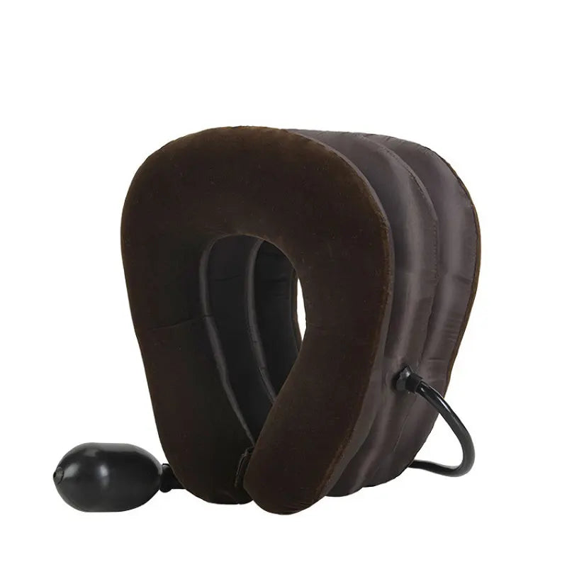 1PC Semi-plush thickened cervical traction device portable inflatable cervical spine