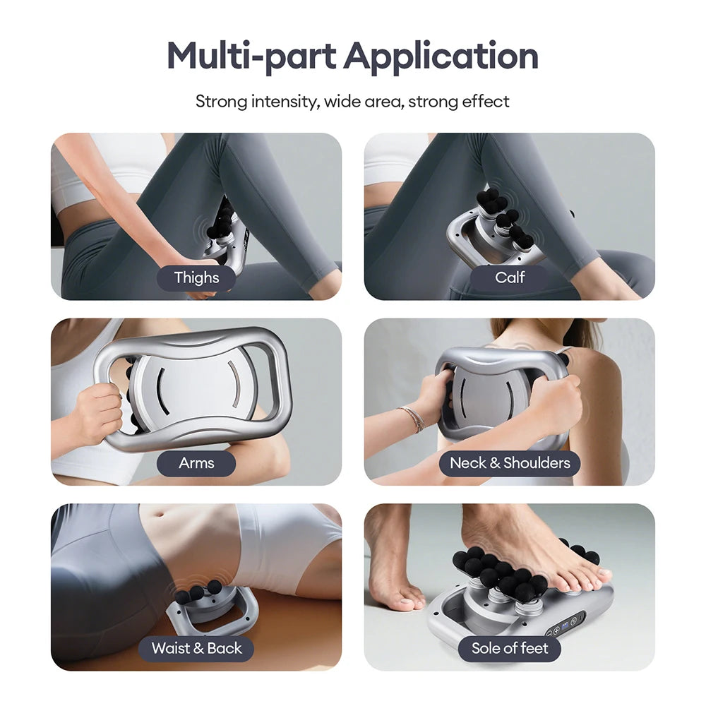 30-Head Fascia Gun High-Frequency Vibration Body Massage Gun Back and Waist Massager Neck Shoulder Massager Muscle masajeador
