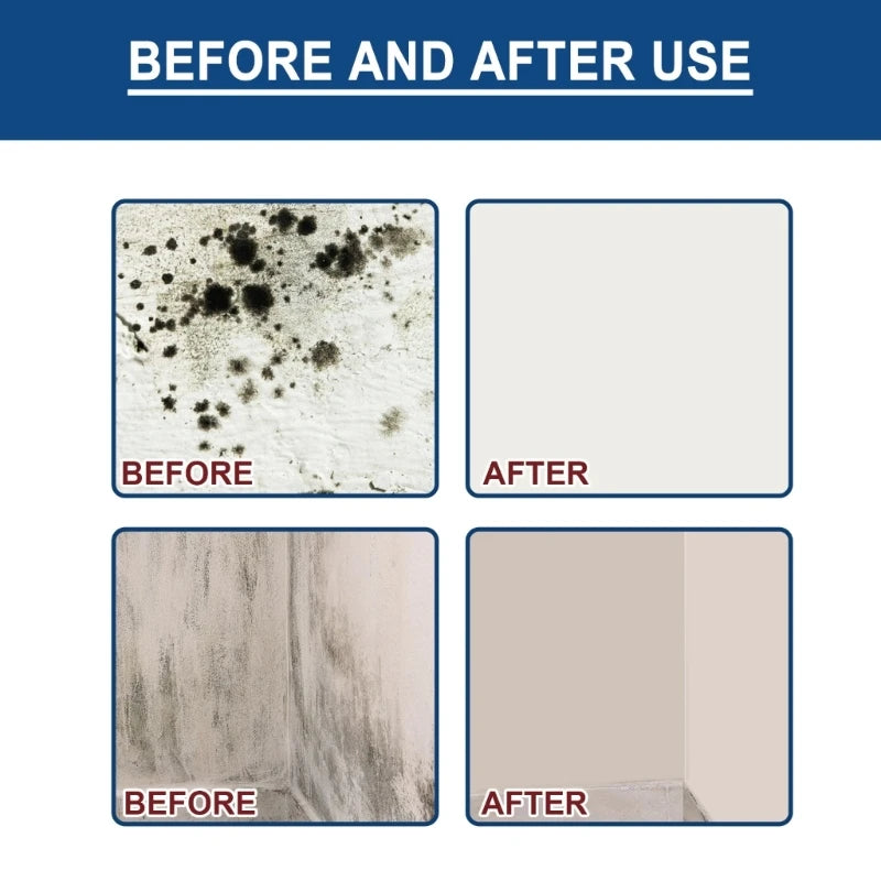 2024 NEW Mold Cleaner Foam Kitchen Household Cleaner Bathroom Cleaning Washing Machine Wall Moldy Remover